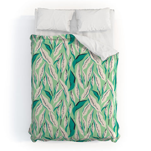 Holli Zollinger JUNGLE PALM TROPICA Duvet Cover