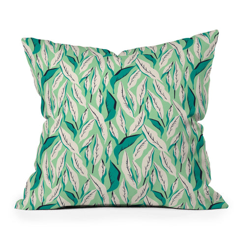 Holli Zollinger JUNGLE PALM TROPICA Outdoor Throw Pillow