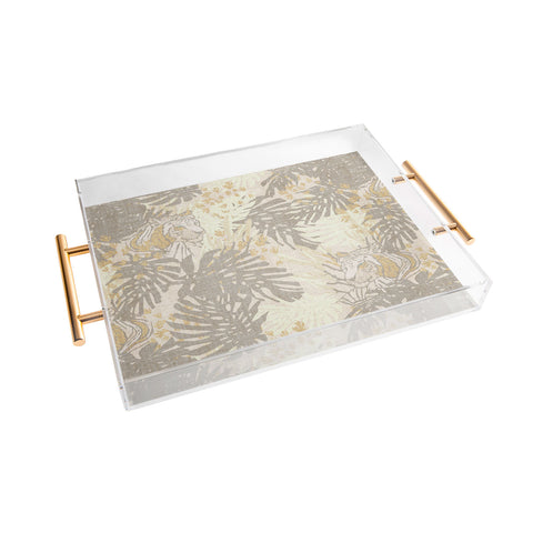 Holli Zollinger JUNGLE TIGER LINEN Acrylic Tray