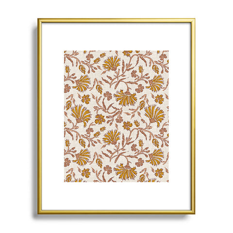 Holli Zollinger KALAMI FLORAL Metal Framed Art Print