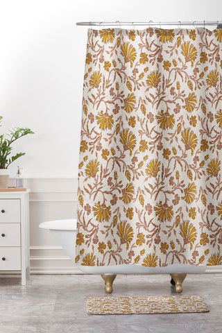 Holli Zollinger KALAMI FLORAL Shower Curtain And Mat