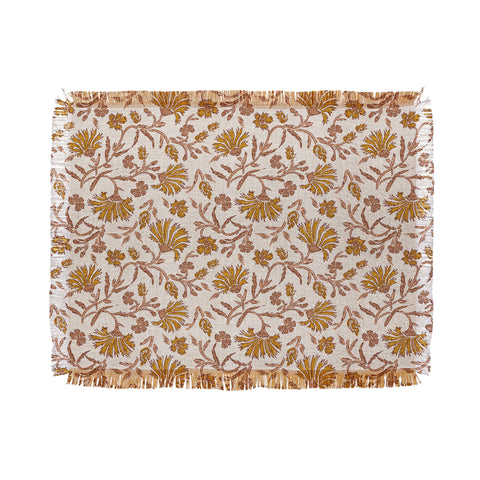 Holli Zollinger KALAMI FLORAL Throw Blanket