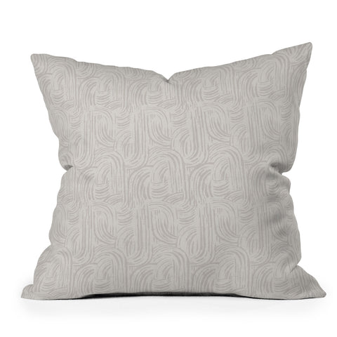 Holli Zollinger KIKKA NEUTRAL Outdoor Throw Pillow