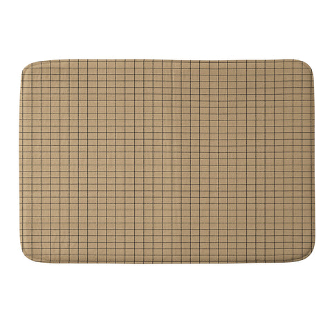 Holli Zollinger KRAFT GRID Memory Foam Bath Mat