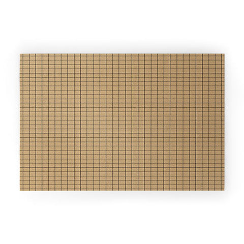Holli Zollinger KRAFT GRID Welcome Mat