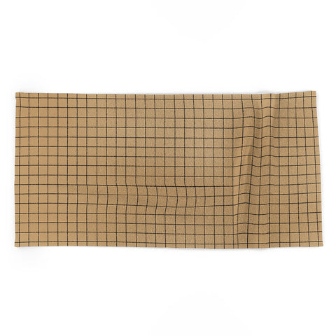 Holli Zollinger KRAFT GRID Beach Towel