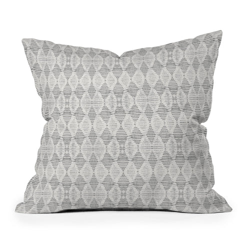 Holli Zollinger KUFI GREY LIGHT Outdoor Throw Pillow