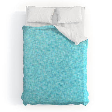 Holli Zollinger LINEN AQUA Duvet Cover