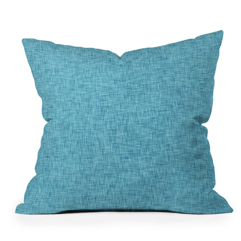Holli Zollinger LINEN INDIGO Outdoor Throw Pillow