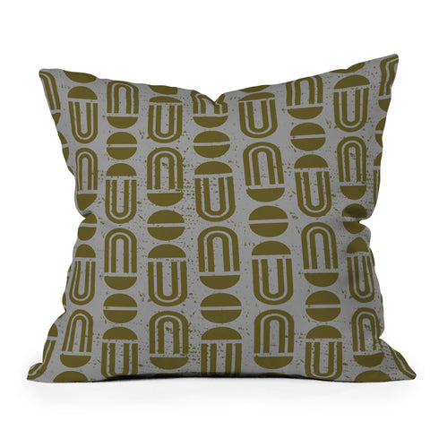 Holli Zollinger MACHA GEO MARINE Outdoor Throw Pillow