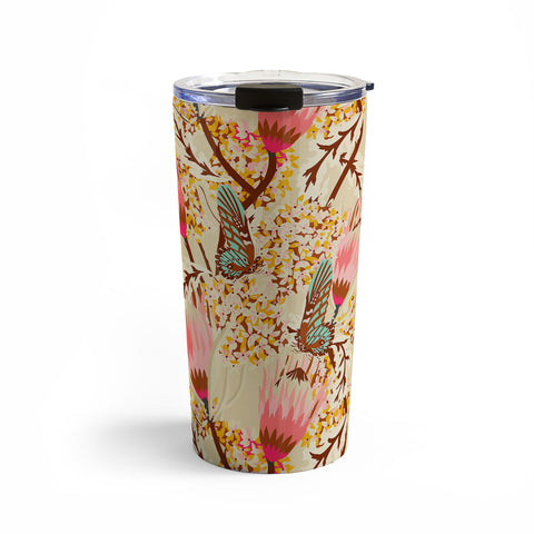 Holli Zollinger MADAMOISELLE TEMPLE BUTTERFLY Travel Mug