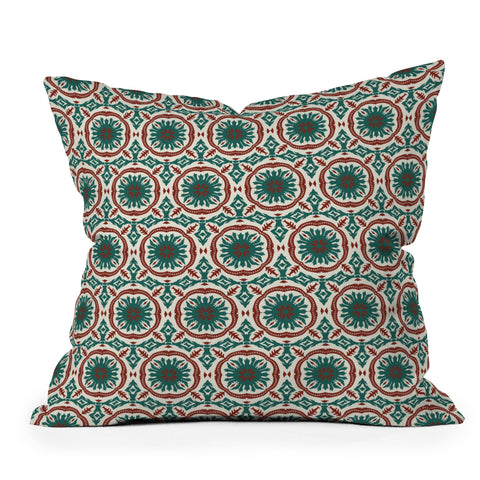 Holli Zollinger MADEIRA SUN TILE Outdoor Throw Pillow