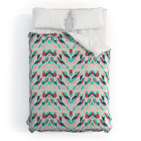Holli Zollinger Malibu Ikat Duvet Cover