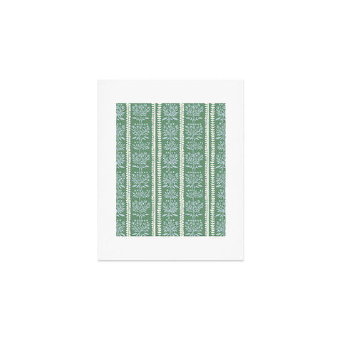 Holli Zollinger MILLIE STRIPE GREEN Art Print