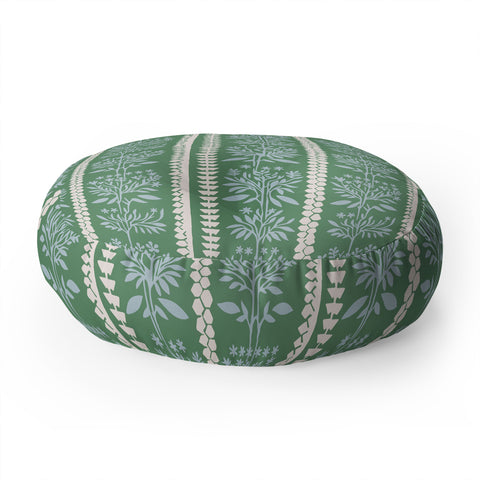 Holli Zollinger MILLIE STRIPE GREEN Floor Pillow Round
