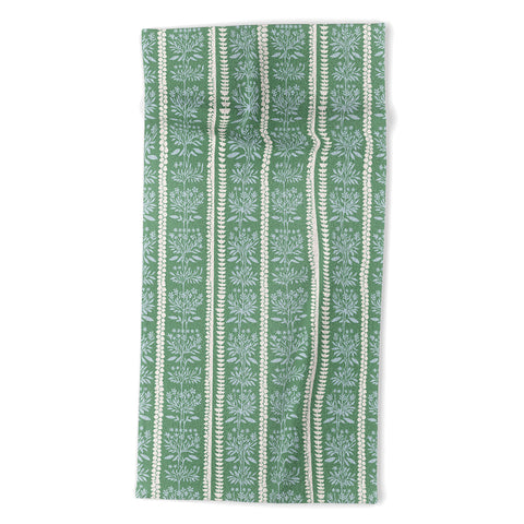 Holli Zollinger MILLIE STRIPE GREEN Beach Towel