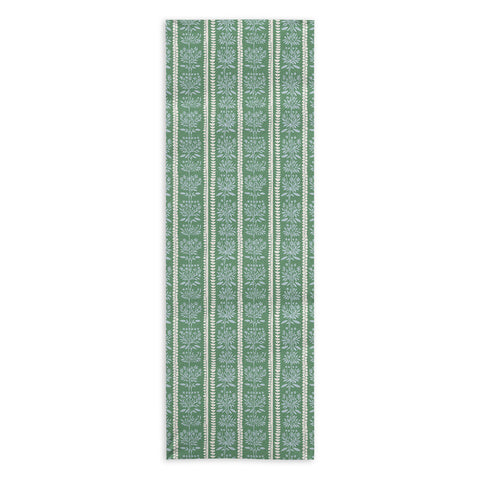 Holli Zollinger MILLIE STRIPE GREEN Yoga Towel