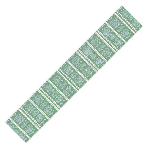Holli Zollinger MILLIE STRIPE GREEN Table Runner
