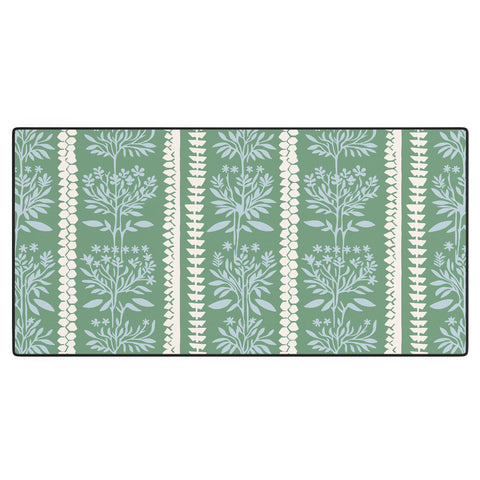 Holli Zollinger MILLIE STRIPE GREEN Desk Mat
