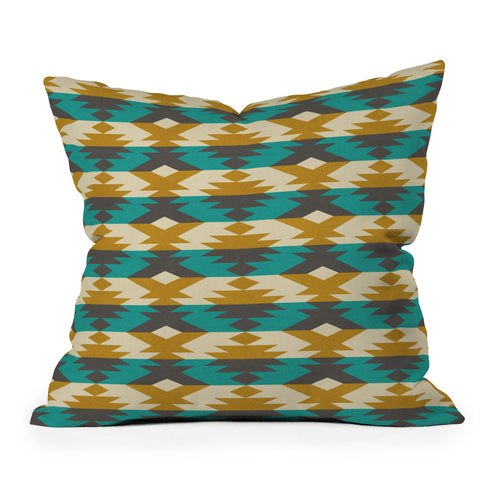 Holli Zollinger native diamond Outdoor Throw Pillow
