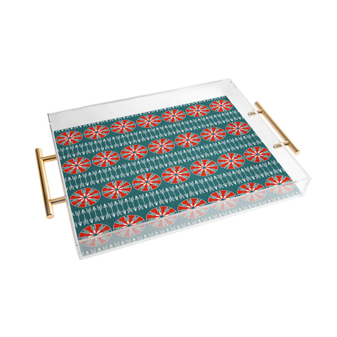 Holli Zollinger Native Sun And Arrow Acrylic Tray