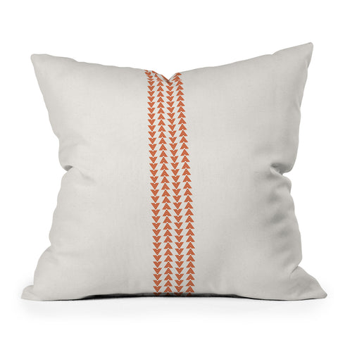 Holli Zollinger ORANGE VEE Outdoor Throw Pillow