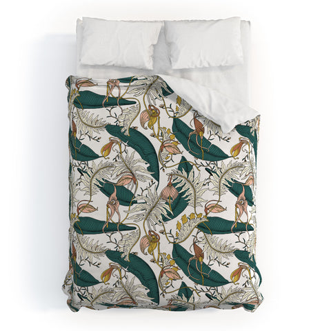 Holli Zollinger ORCHID GARDEN AMORA Duvet Cover
