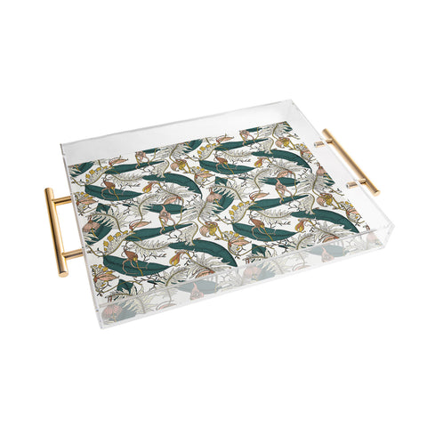 Holli Zollinger ORCHID GARDEN AMORA Acrylic Tray