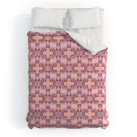 Holli Zollinger Otali Marsala Duvet Cover