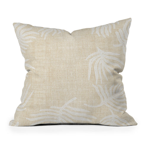 Holli Zollinger PALM LINEN Outdoor Throw Pillow