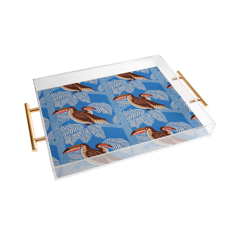 Holli Zollinger PALOMA TOUCAN BRIGHT Acrylic Tray