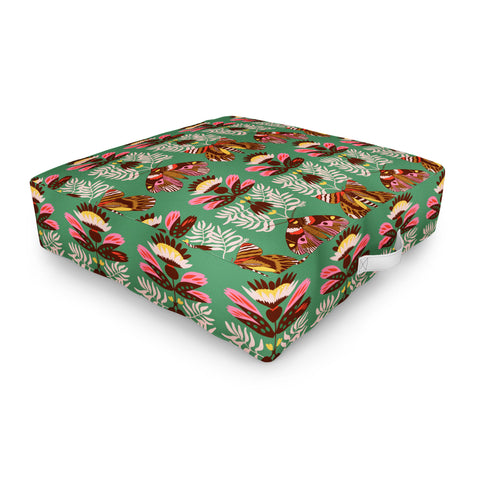 Holli Zollinger POMPA BUTTERFLY Outdoor Floor Cushion