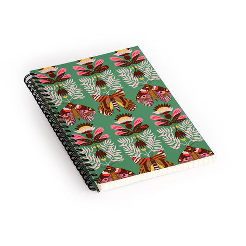 Holli Zollinger POMPA BUTTERFLY Spiral Notebook