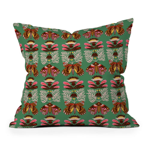 Holli Zollinger POMPA BUTTERFLY Outdoor Throw Pillow