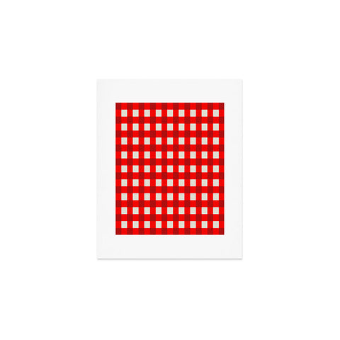 Holli Zollinger Red Gingham Art Print