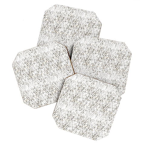 Holli Zollinger Rustic Diamond Coaster Set