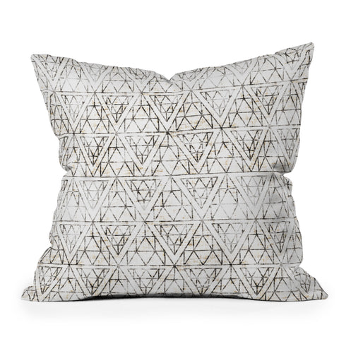 Holli Zollinger Rustic Diamond Outdoor Throw Pillow