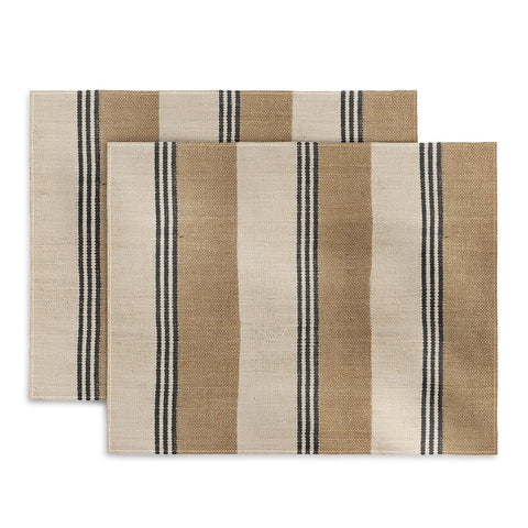 Holli Zollinger STELLA WEST SAND STRIPE Placemat