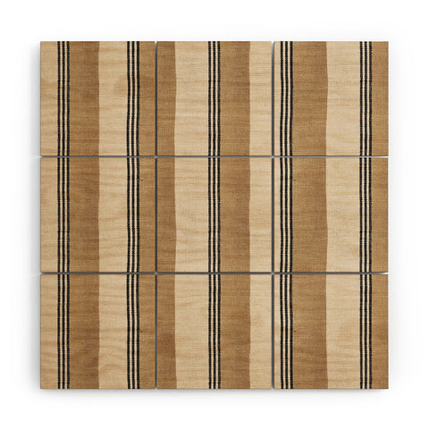 Holli Zollinger STELLA WEST SAND STRIPE Wood Wall Mural