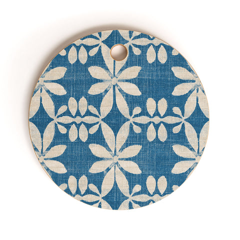 Holli Zollinger STELLA WEST STAR DENIM Cutting Board Round