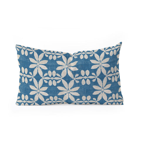 Holli Zollinger STELLA WEST STAR DENIM Oblong Throw Pillow