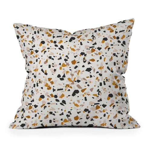 Holli Zollinger TERRAZZO NATURAL Outdoor Throw Pillow