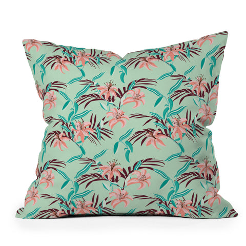 Holli Zollinger TIGERLILY Outdoor Throw Pillow