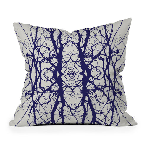 Holli Zollinger Tree Silhouette Outdoor Throw Pillow