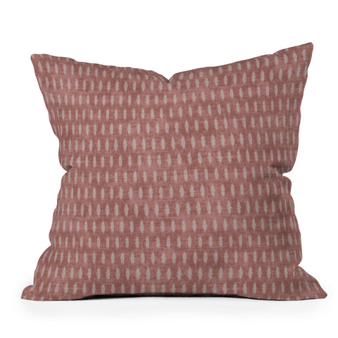 Holli Zollinger UMBRA IKAT MARSALA Outdoor Throw Pillow
