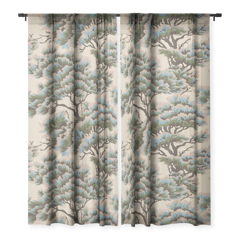 Holli Zollinger UMBRIA DUSK WOODS Sheer Non Repeat