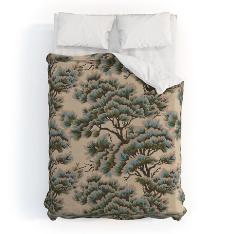 Holli Zollinger UMBRIA DUSK WOODS Duvet Cover