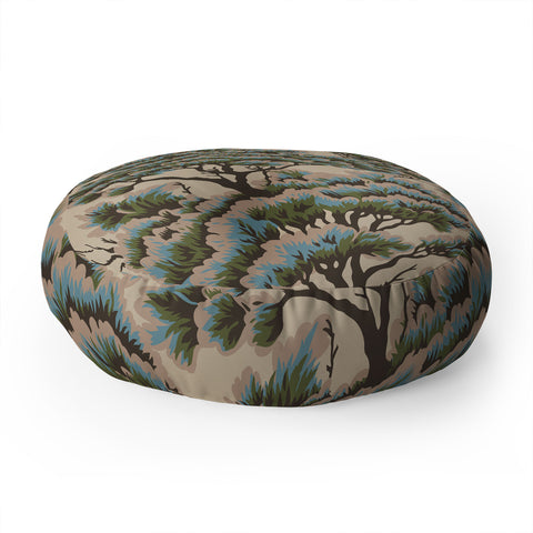 Holli Zollinger UMBRIA DUSK WOODS Floor Pillow Round