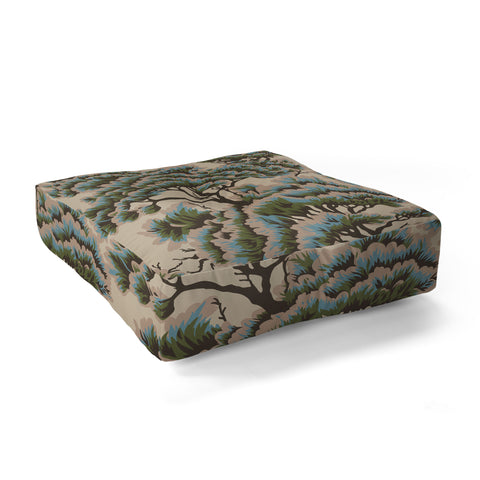 Holli Zollinger UMBRIA DUSK WOODS Floor Pillow Square