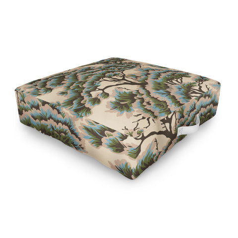Holli Zollinger UMBRIA DUSK WOODS Outdoor Floor Cushion